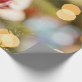 Kerstversiering en kerstverlichting cadeaupapier (Hoek)