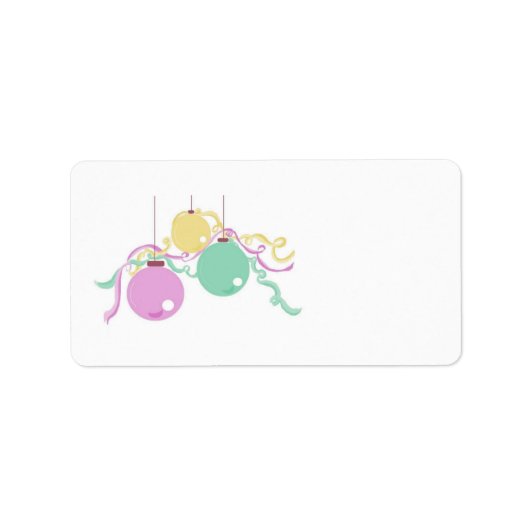 Kerstversiering Etiket (Voorkant)