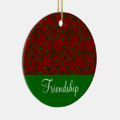 kerstversiering Falalalala Friendship Keramisch Ornament (Rechts)