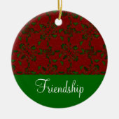 kerstversiering Falalalala Friendship Keramisch Ornament (Voorkant)