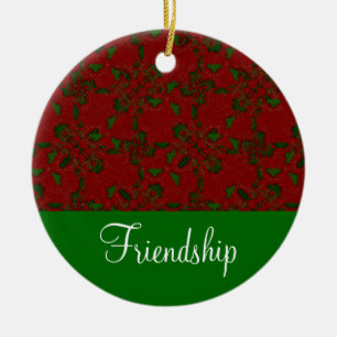 kerstversiering Falalalala Friendship Keramisch Ornament