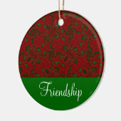 kerstversiering Falalalala Friendship Keramisch Ornament (Links)