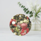 kerstversiering feestdagenkaart (Staand voorkant)