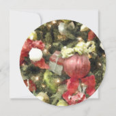 kerstversiering feestdagenkaart (Voorkant)