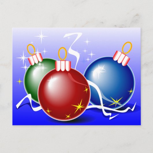 Kerstversiering Feestdagenkaart (Voorkant)