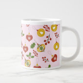 kerstversiering Festive Greenery Pink Grote Koffiekop (Rechts)