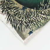 kerstversiering fleece deken (Hoek)