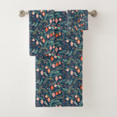 kerstversiering | Floral Pattern Bad Handdoek (Insitu)