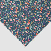 kerstversiering | Floral Pattern Tissuepapier (Detail)