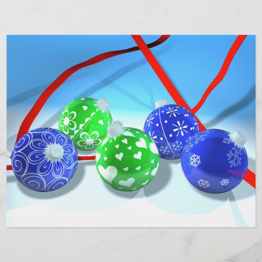 kerstversiering flyer (Voorkant)