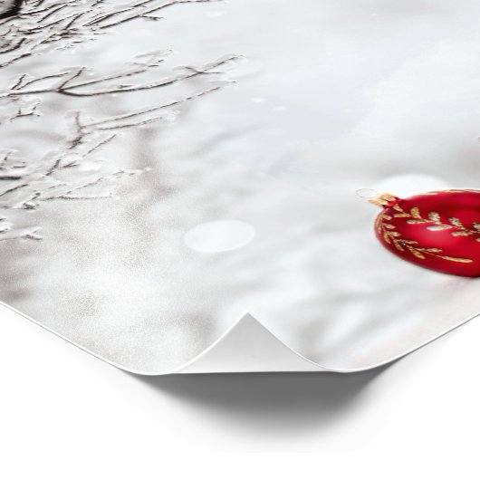 kerstversiering foto afdruk (Hoek)