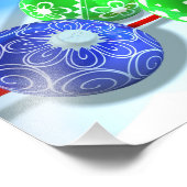 kerstversiering foto afdruk (Hoek)