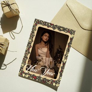 Kerstversiering fotolijst Kerstkaart