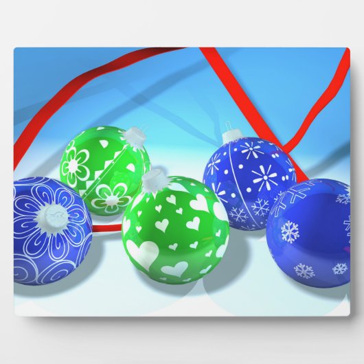 kerstversiering fotoplaat (Voorkant)