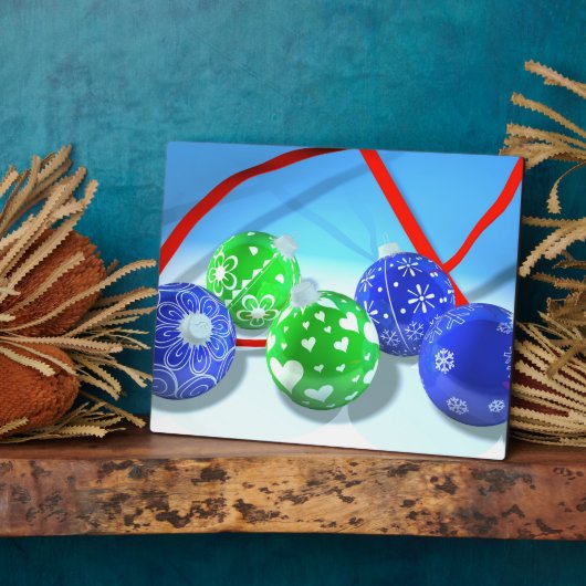 kerstversiering fotoplaat (Zijkant)