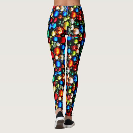 Kerstversiering Gepatenteerde Leggings (Achterkant)