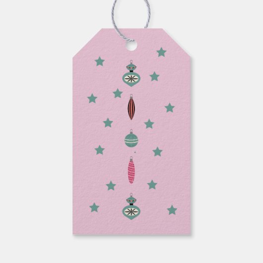 Kerstversiering gepersonaliseerd cadeaulabel (Achterkant)