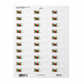 kerstversiering Gift Label Stickers (Full Sheet)
