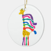 kerstversiering Giraffe Keramisch Ornament (Links)