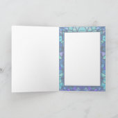 KERSTVERSIERING GLAS IN LOOD van SHARON SHARPE Feestdagen Kaart (Binnen)