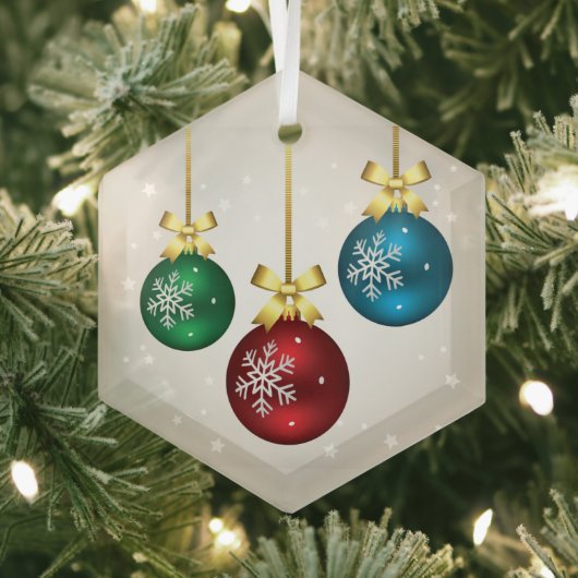 kerstversiering glas ornament (Insitu)
