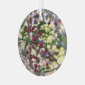 kerstversiering glas ornament (Voorkant links)