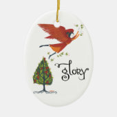 kerstversiering "Glory" Keramisch Ornament (Voorkant)