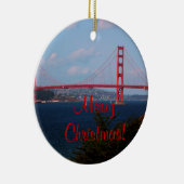Kerstversiering Golden Gate Bridge Keramisch Ornament (Rechts)