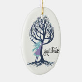 kerstversiering "Gratitude" Keramisch Ornament (Rechts)