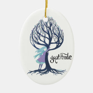 kerstversiering "Gratitude" Keramisch Ornament