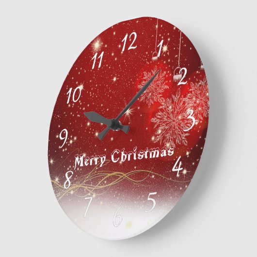 kerstversiering grote klok (Hoek)