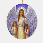 kerstversiering "Guardian Angel" Keramisch Ornament (Links)