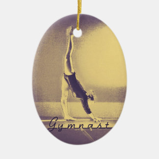 Kerstversiering "Gymnast" Keramisch Ornament