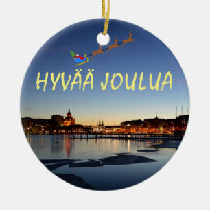 kerstversiering Helsinki Vacation Keramisch Ornament