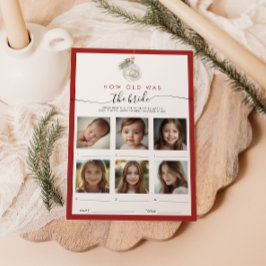 Kerstversiering Hoe oud was de bruid Kaart