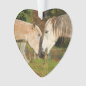 kerstversiering "Ik hou van mijn paarden" Ornament (voorkant)