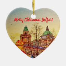 Kerstversiering in Belfast
