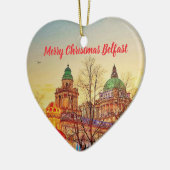 Kerstversiering in Belfast Keramisch Ornament (Links)