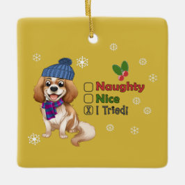 kerstversiering in Blenheim Cavalier Keramisch Ornament