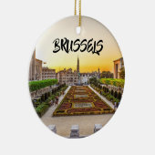 kerstversiering in Brussel Keramisch Ornament (Rechts)