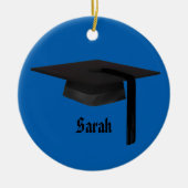 Kerstversiering in de Graduation Cap Keramisch Ornament (Voorkant)