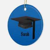 Kerstversiering in de Graduation Cap Keramisch Ornament (Links)