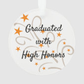 Kerstversiering in de Graduation Cap Ornament (achterkant)