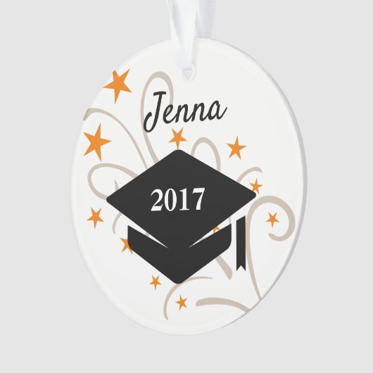 Kerstversiering in de Graduation Cap Ornament (voorkant)