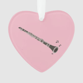 Kerstversiering in de vorm van een Clarinet Ornament