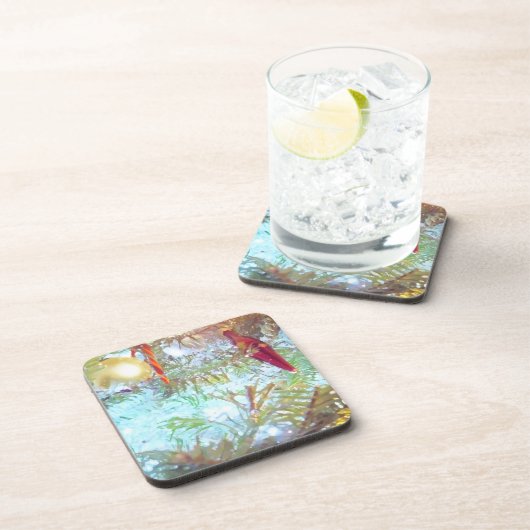 Kerstversiering in het Licht Drankjes Onderzetter (Rechterzijde)