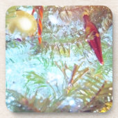 Kerstversiering in het Licht Drankjes Onderzetter (Voorkant)