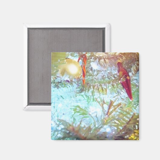 Kerstversiering in het Licht Magneet (Voorkant / Achterkant)