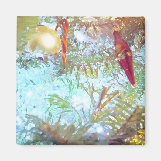 Kerstversiering in het Licht Magneet (Voorkant)