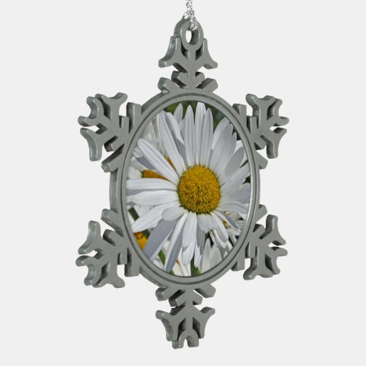 kerstversiering in het voorjaar van daisy tin sneeuwvlok ornament (Links)